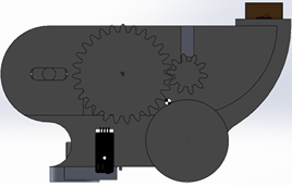 Dispensing mechanism CAD assembly